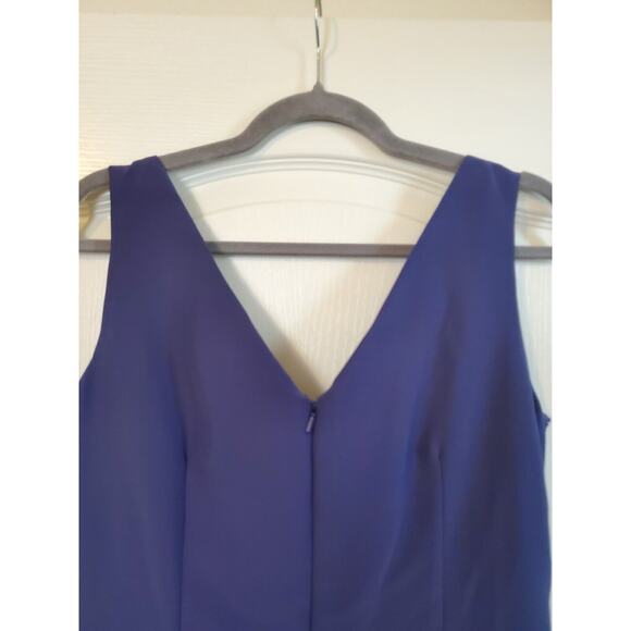 Sean Couture Inky Blue Beaded Bodice New Maxi Formal Gown Prom Dress, Size 10 - Picture 10 of 15